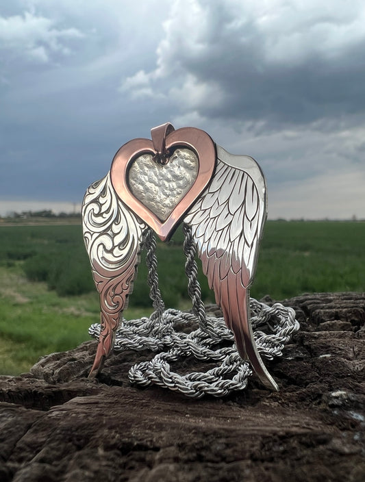 Heart & Angel Wings